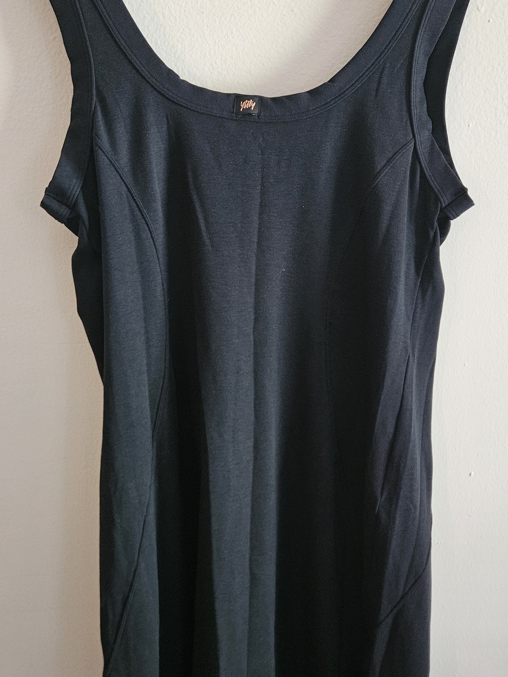 YITTY By Lizzo Black Mini Dress. Soft And Stretchy. Cozy, Summer Dress - Picture 4 of 4